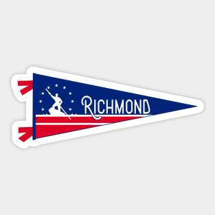 Richmond Flag Pennant Sticker